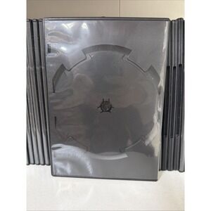SLIM Black Single DVD Cases 7MM Lot Of 46
